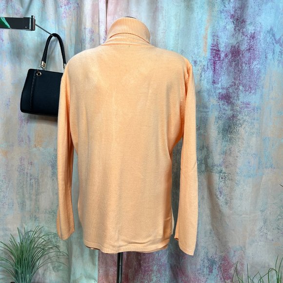 VTG📌Taifun Twinset Turtleneck Short Sleeves Pullover and Long Sleeves Cardigan - Picture 2 of 13